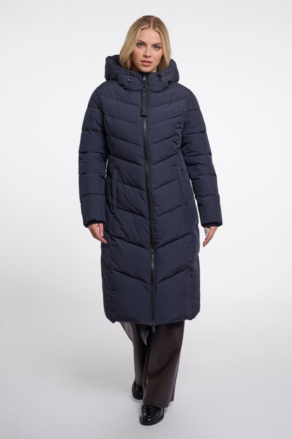 Rino & Pelle Zendaya Padded Hood Coat Dark Navy