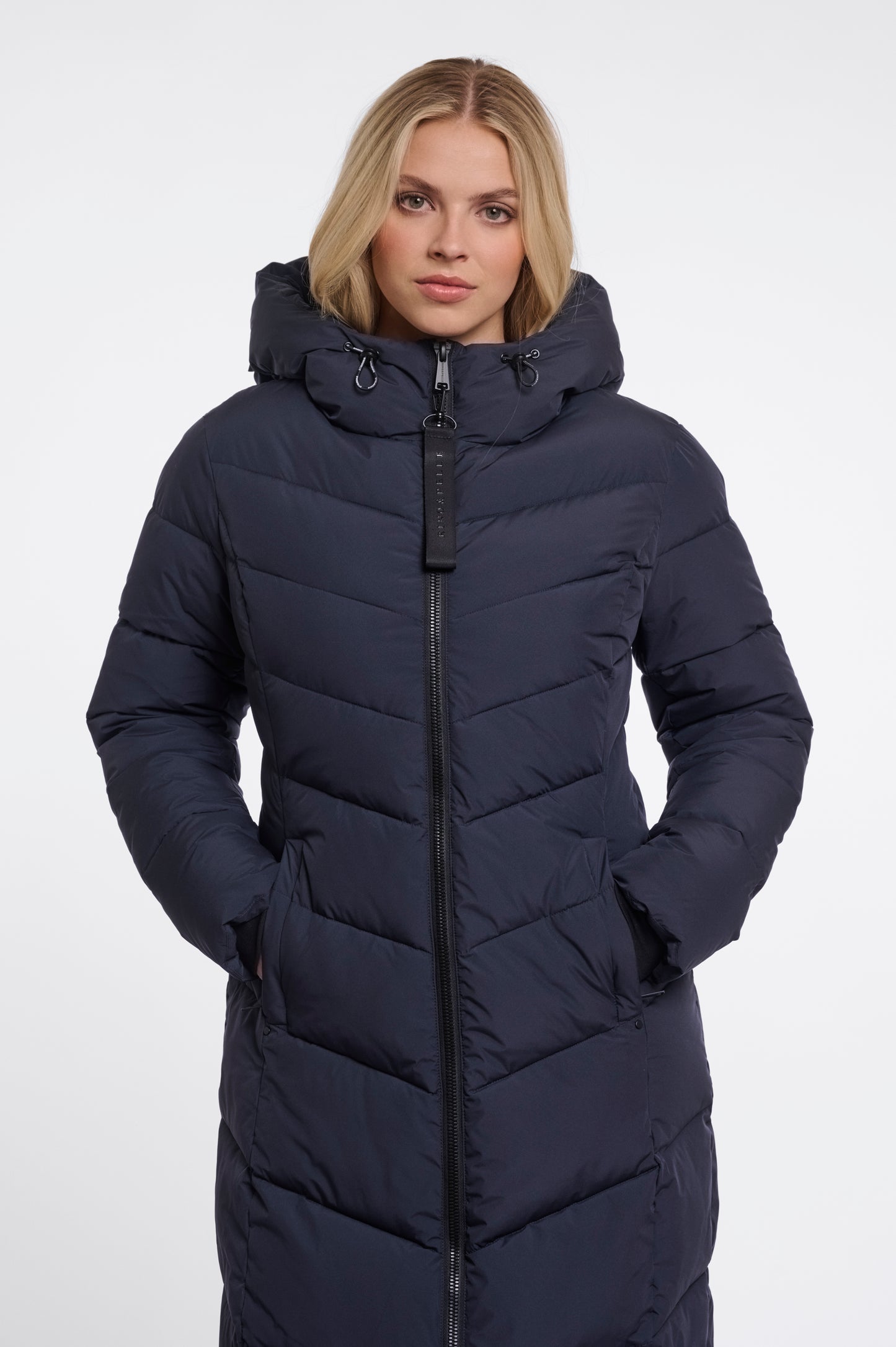 Rino & Pelle Zendaya Padded Hood Coat Dark Navy