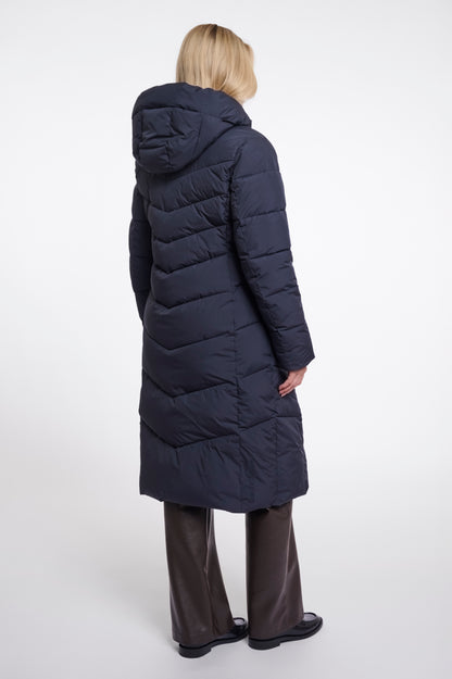 Rino & Pelle Zendaya Padded Hood Coat Dark Navy
