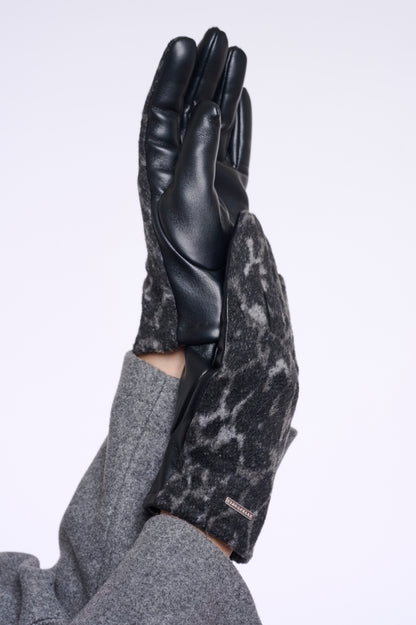 Rino & Pelle Youri Gloves Grey Leopard
