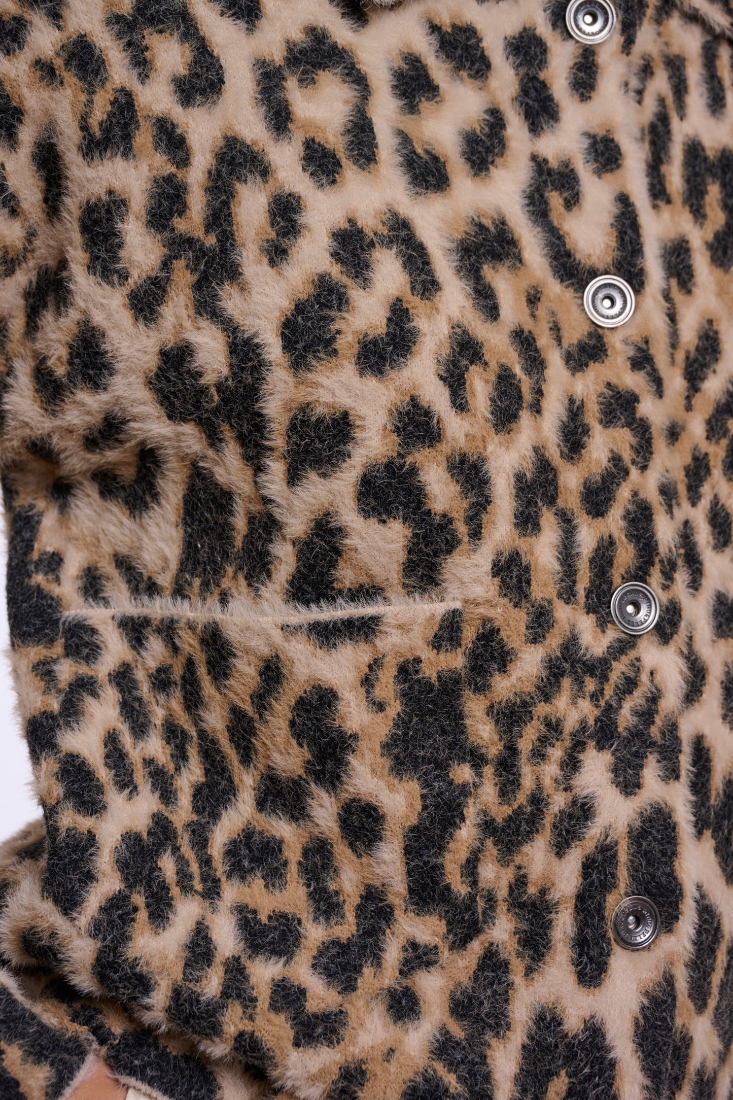 Rino & Pelle Bubbly Boxy Jacket-Light Leopard