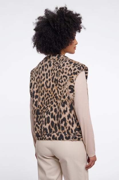 Rino & Pelle Elona Waistcoat-Light Leopard