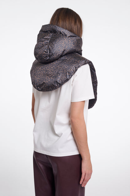 Rino & Pelle Tabita Padded Bib Small Leopard
