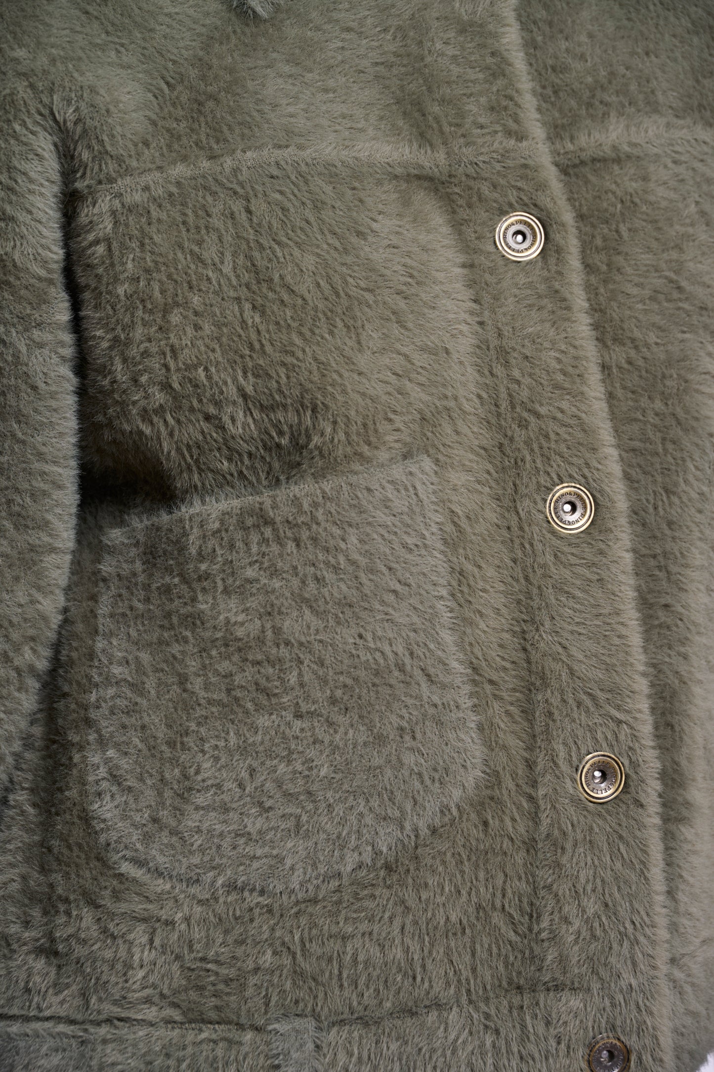Rino & Pelle Bubbly Boxy Jacket-Green Ash