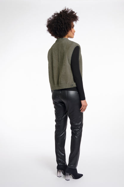 Rino & Pelle Elona Waistcoat-Green Ash