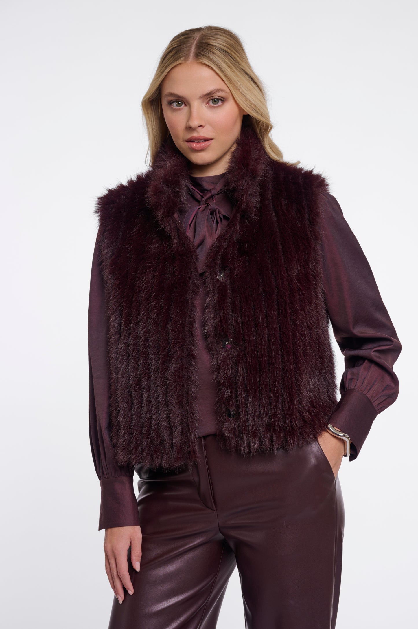 Rino & Pelle Dava Gilet-Chocolate Bean