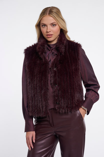 Rino & Pelle Dava Gilet-Chocolate Bean