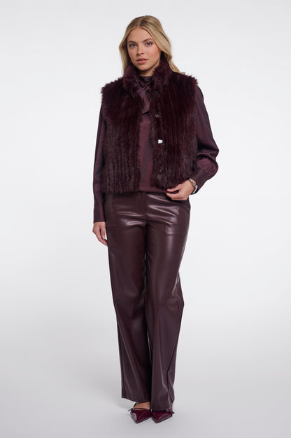Rino & Pelle Dava Gilet-Chocolate Bean