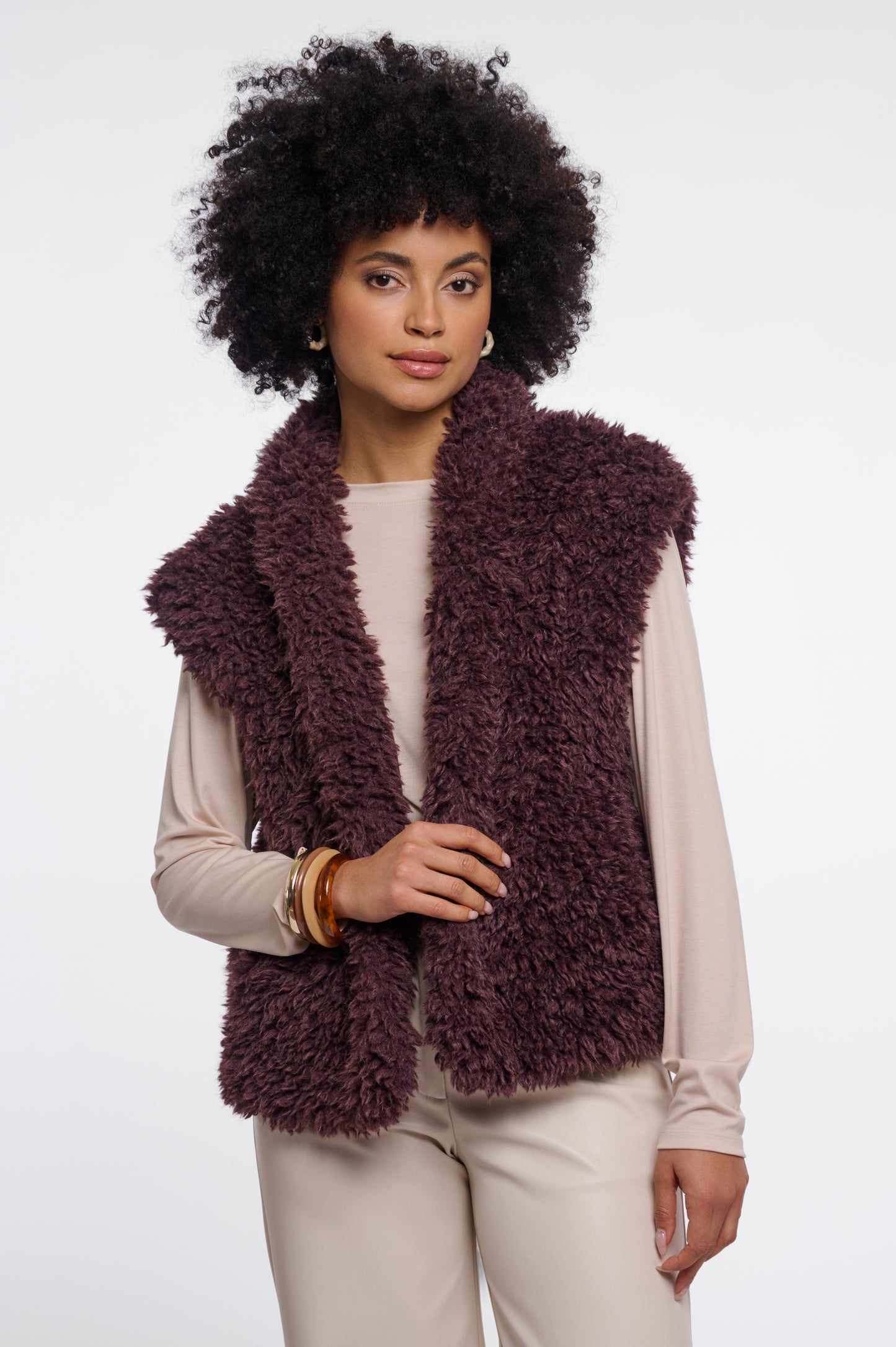 Rino & Pelle Freya Waistcoat-Chocolate Bean