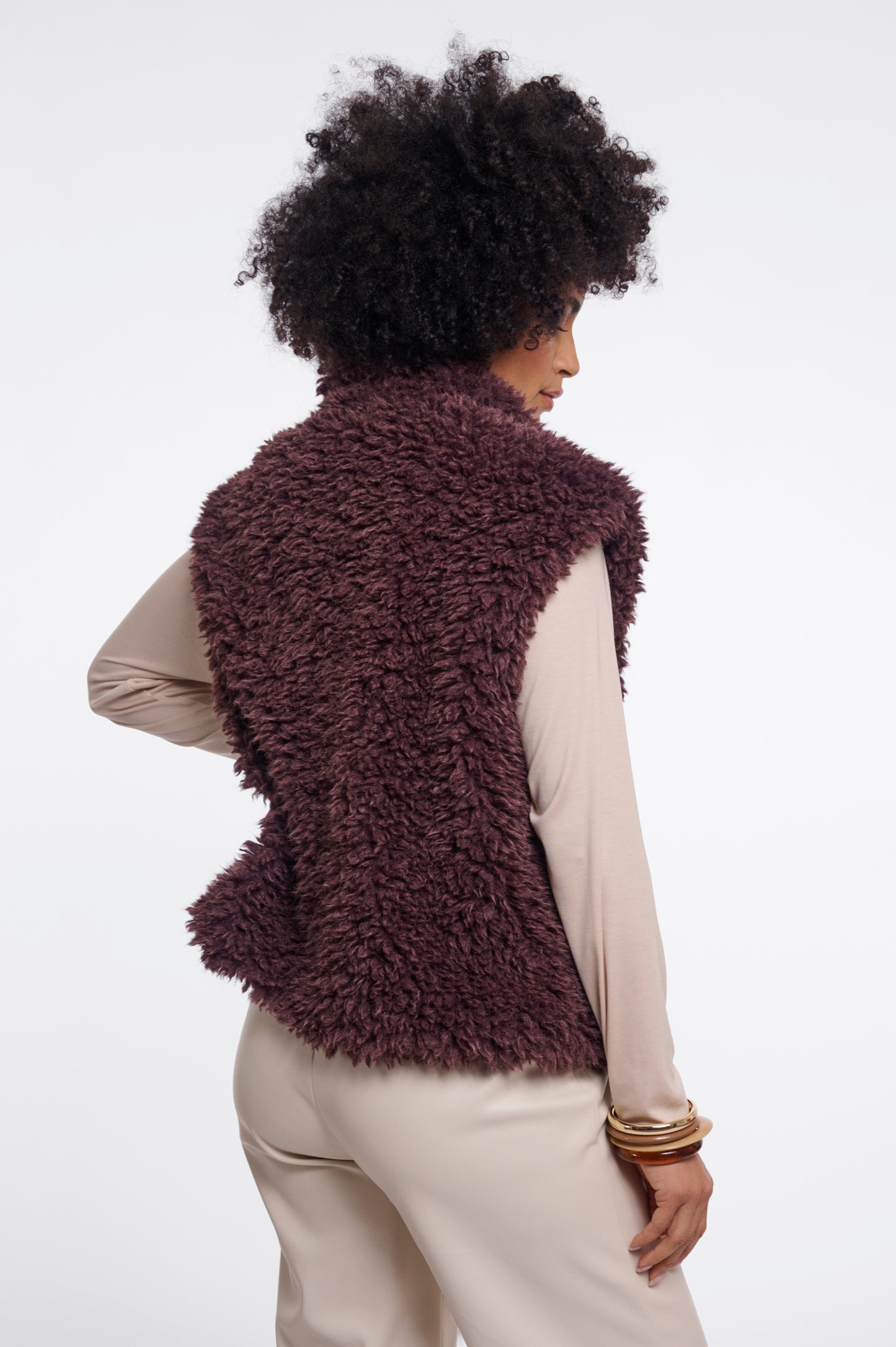 Rino & Pelle Freya Waistcoat-Chocolate Bean