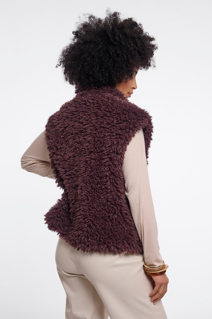 Rino & Pelle Freya Waistcoat-Chocolate Bean