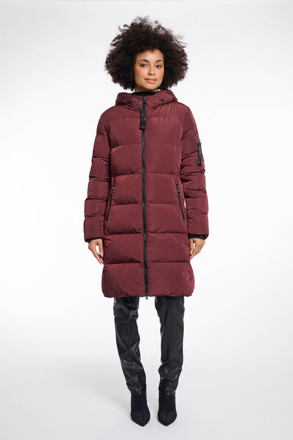 Rino & Pelle Jade Padded Coat Chocolate Bean