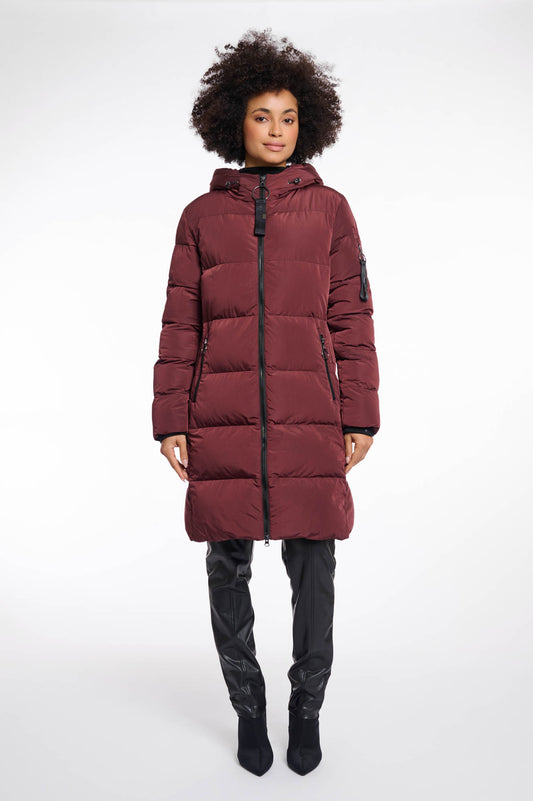 Rino & Pelle Jade Padded Coat Chocolate Bean