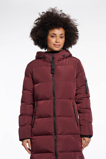 Rino & Pelle Jade Padded Coat Chocolate Bean