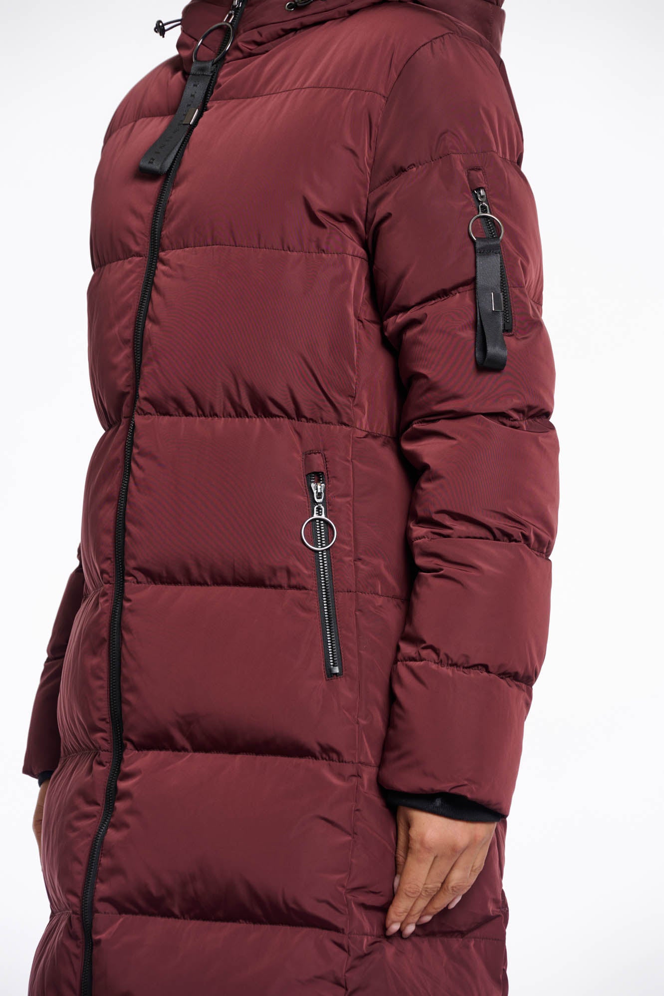 Rino & Pelle Jade Padded Coat Chocolate Bean