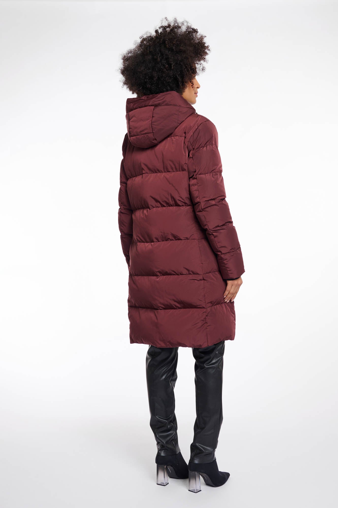 Rino & Pelle Jade Padded Coat Chocolate Bean