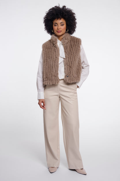Rino & Pelle Dava Gilet-Mocha Latte
