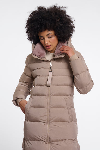 Rino & Pelle Hudson Padded Coat Mocha Latte