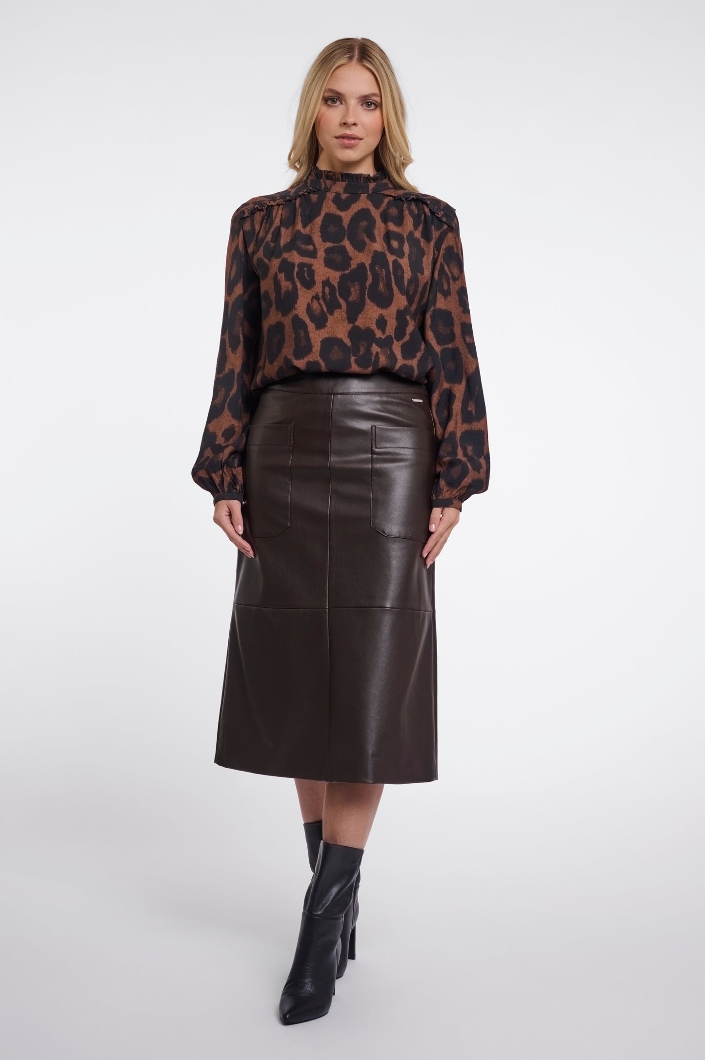 Rino & Pelle Almas Midi Skirt Peated