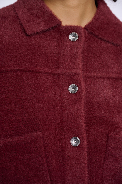 Rino & Pelle Bubbly Boxy Jacket-Sangria