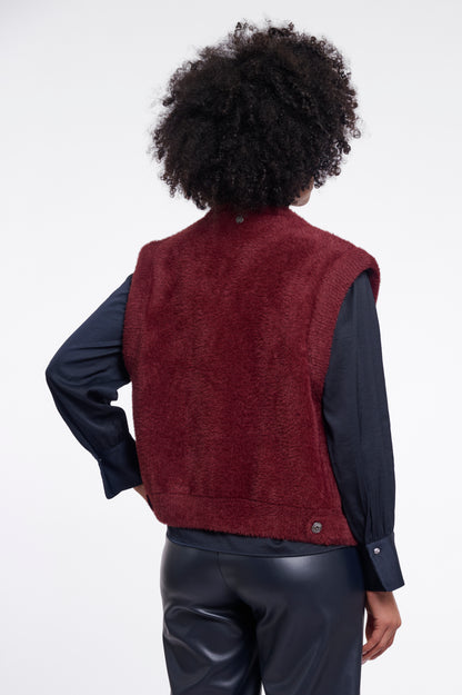 Rino & Pelle Elona Waistcoat-Sangria