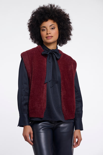 Rino & Pelle Elona Waistcoat-Sangria