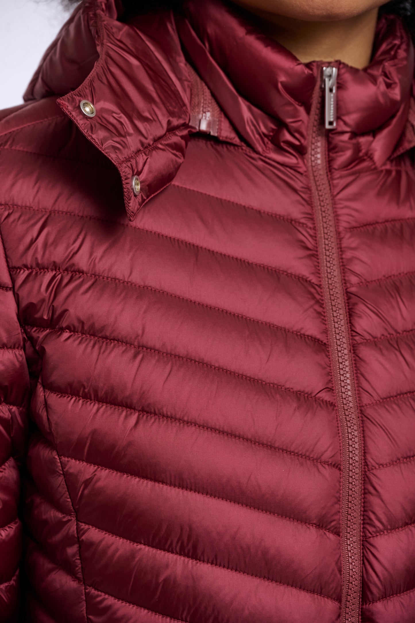 Rino & Pelle Uvi Padded Fitted Jacket Sangria