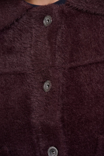 Rino & Pelle Bubbly Boxy Jacket-Fudge Cloak