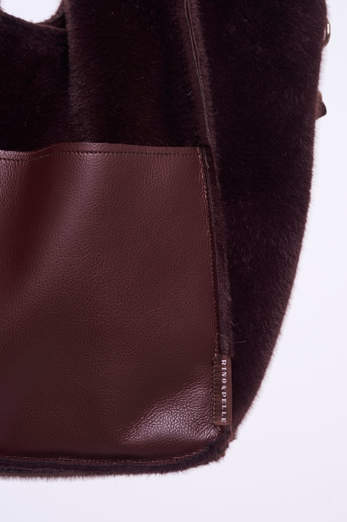 Rino & Pelle Chi Handbag Fudge Cloak
