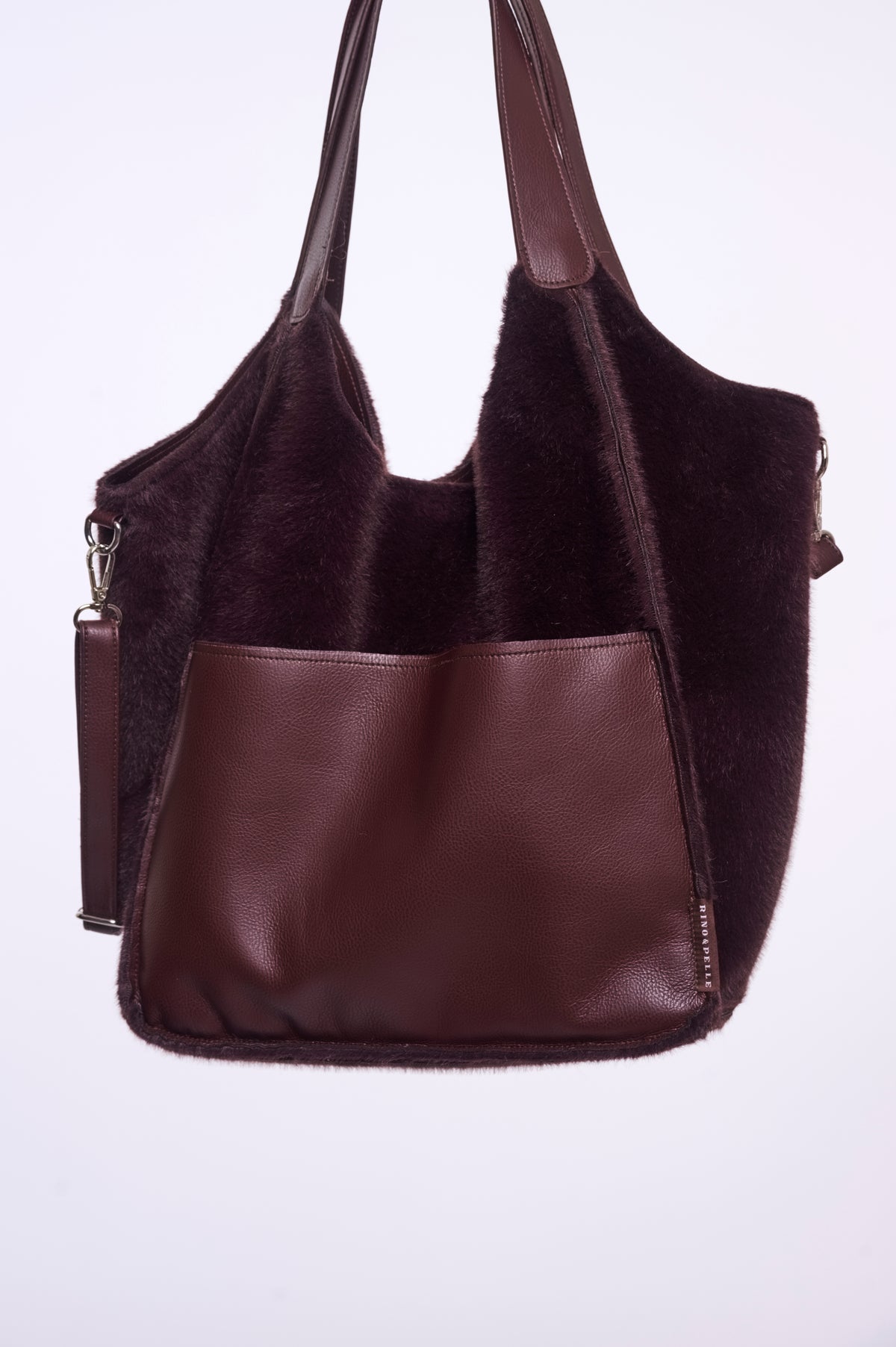 Rino & Pelle Chi Handbag Fudge Cloak