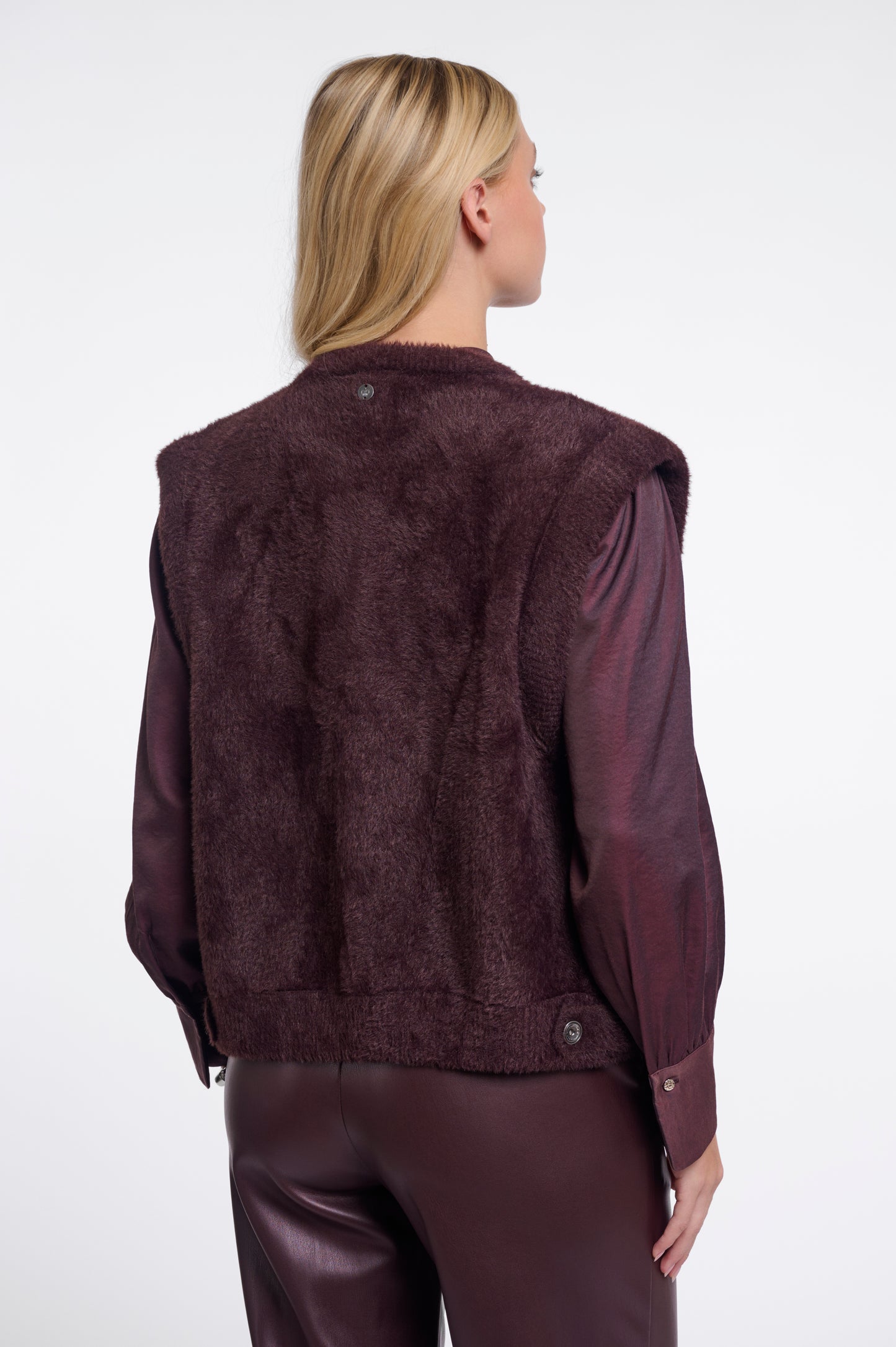 Rino & Pelle Elona Waistcoat-Fudge Cloak