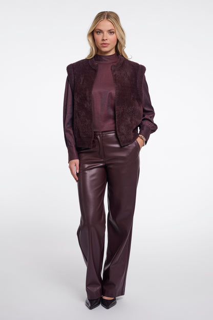 Rino & Pelle Elona Waistcoat-Fudge Cloak