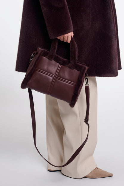 Rino & Pelle Jasha Small Shopper Fudge Cloak