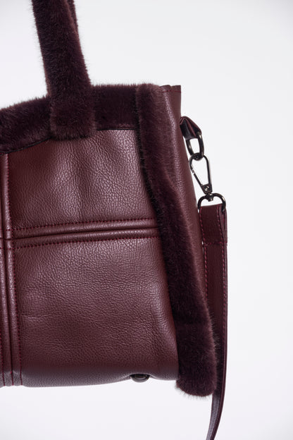 Rino & Pelle Jasha Small Shopper Fudge Cloak