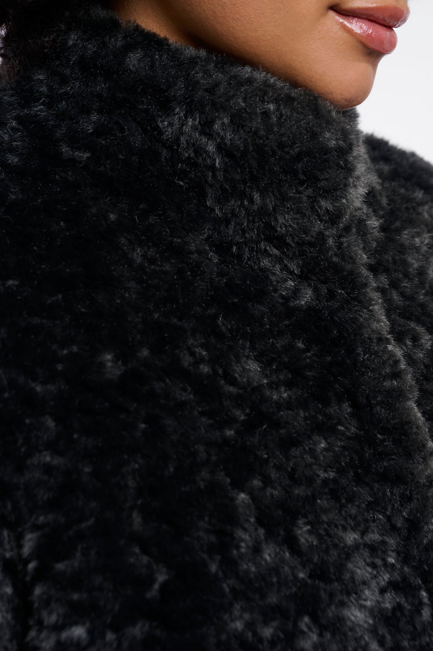 Rino & Pelle Kion Faux Fur Jacket Urban Teal