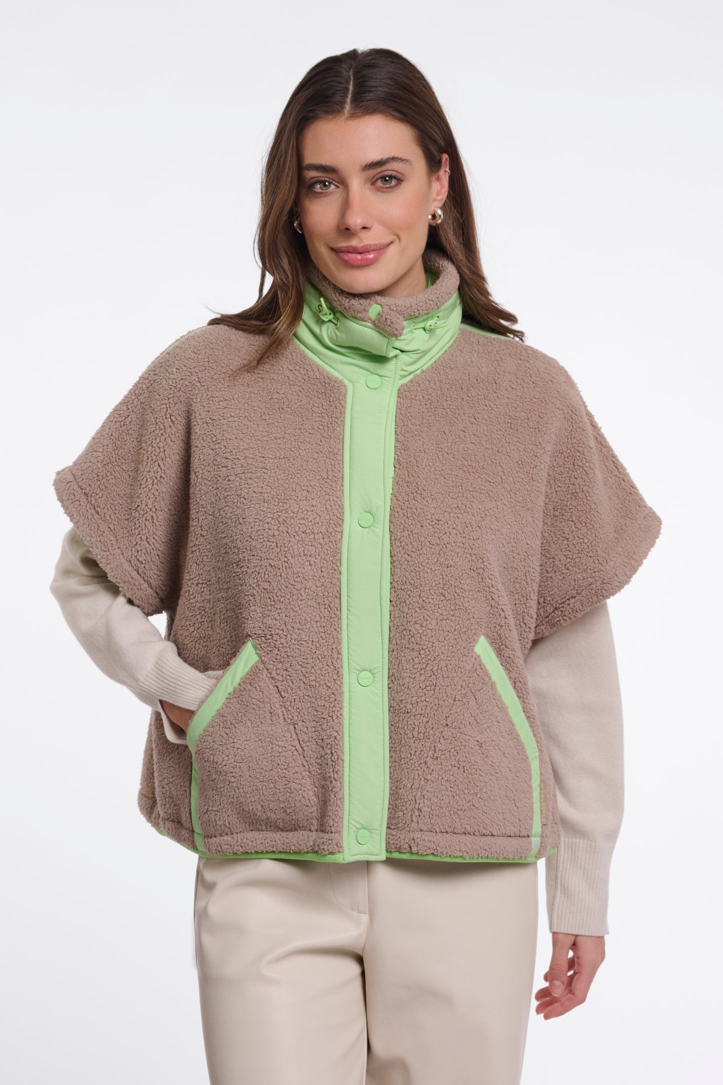 Rino & Pelle Zehra Waistcoat-Light Mocha