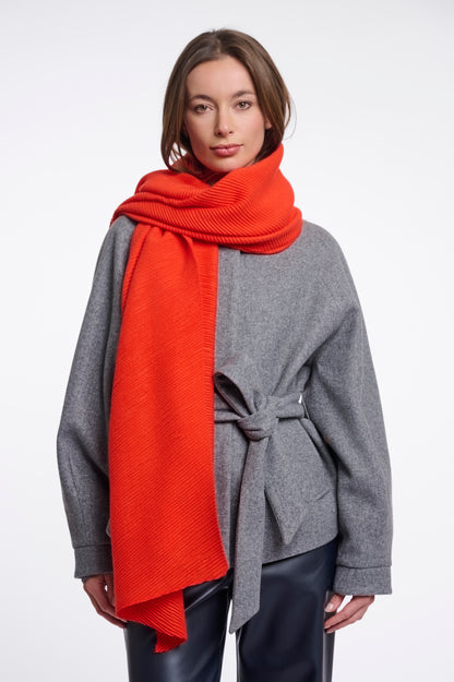 Rino & Pelle Ivie Scarf-Luminous Red