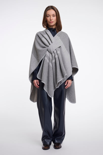 Rino & Pelle Levi Cape-Light Grey