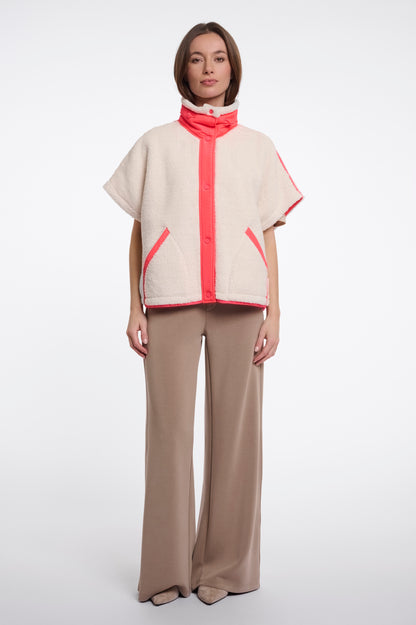 Rino & Pelle Zehra Waistcoat-Birch Pink