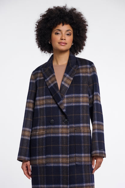 Rino & Pelle Adria Reversible Coat-Dark Navy