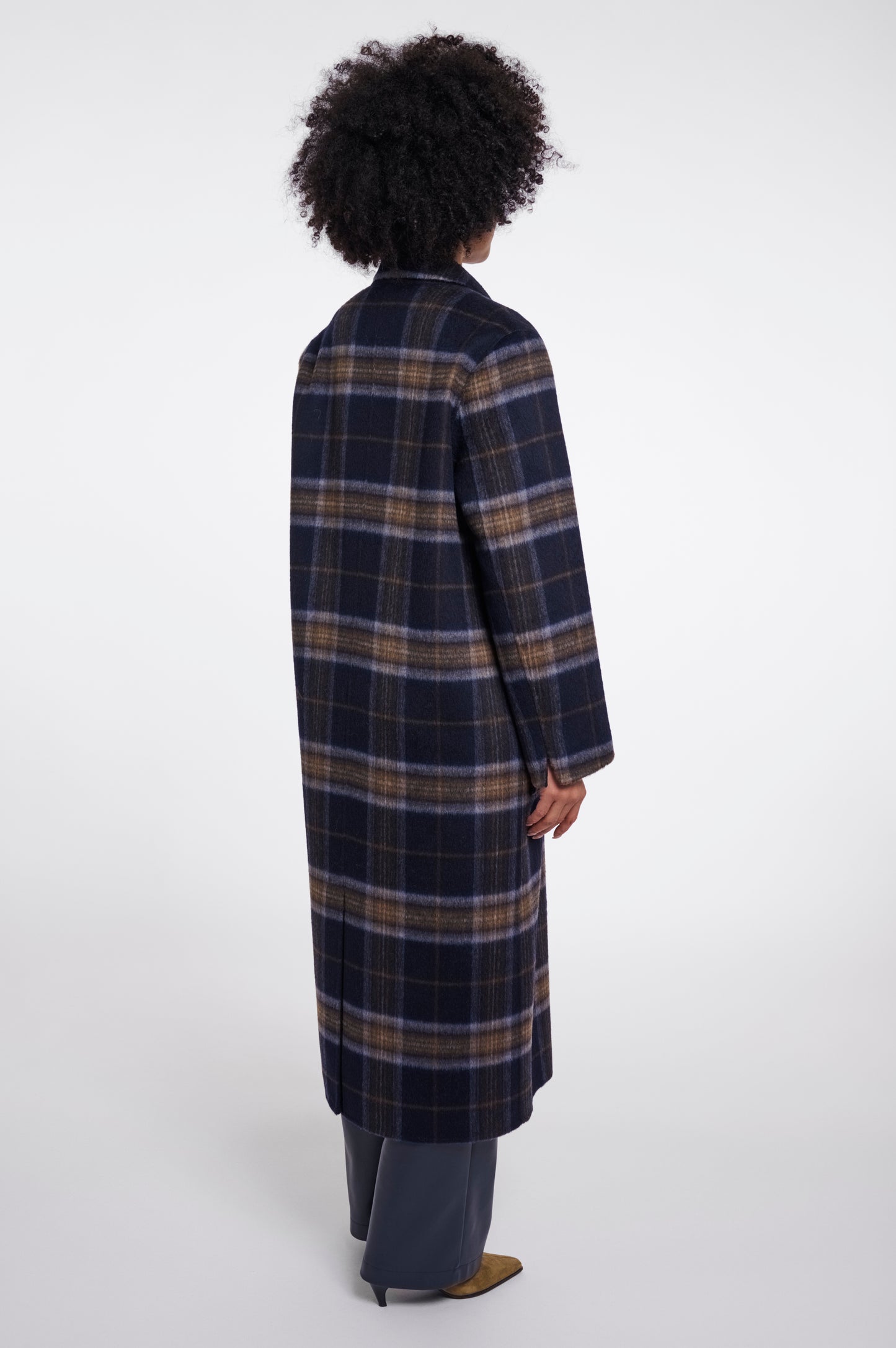 Rino & Pelle Adria Reversible Coat-Dark Navy