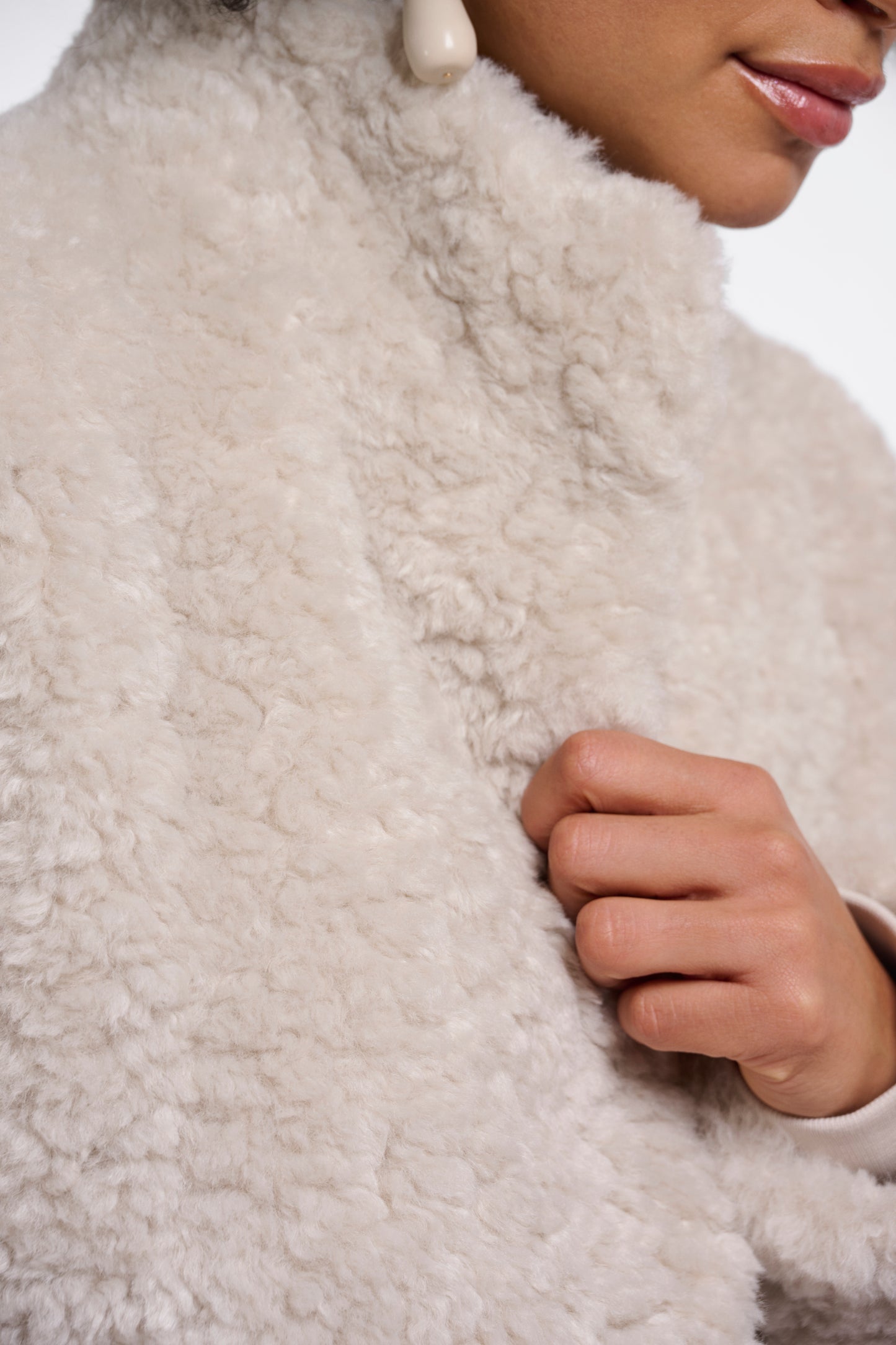 Rino & Pelle Kion Faux Fur Jacket-Birch