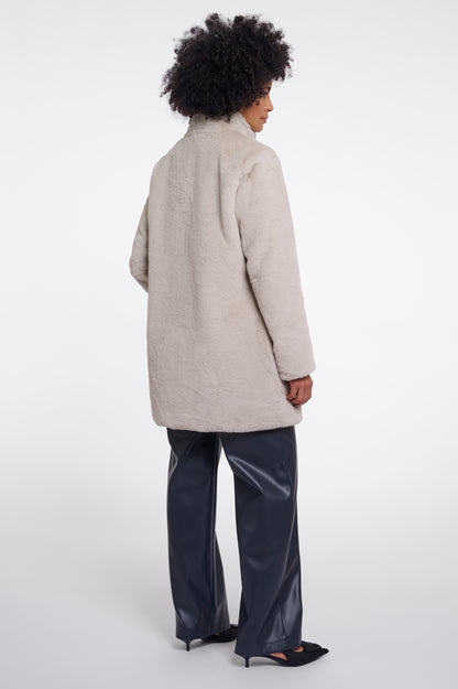 Rino & Pelle Nonna Faux Fur Coat Birch