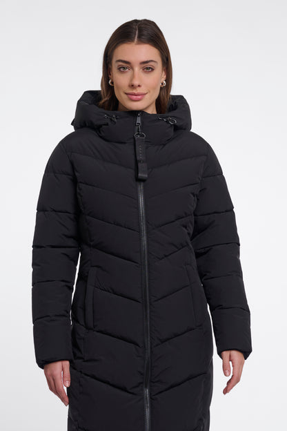 Rino & Pelle Zendaya Padded Hood Coat Black