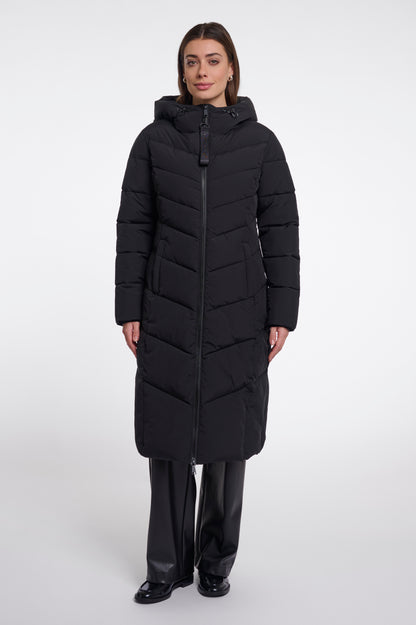 Rino & Pelle Zendaya Padded Hood Coat Black