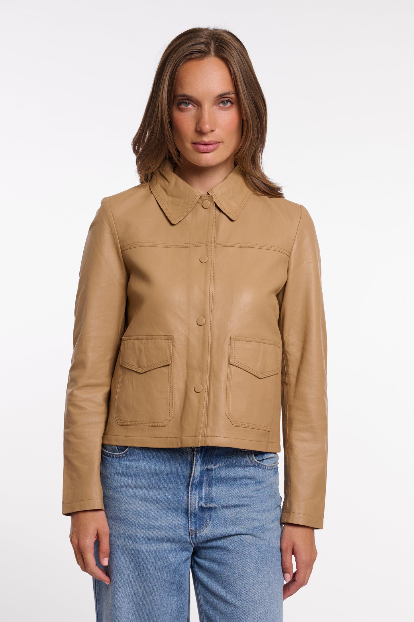 Rino & Pelle Janine Leather Jacket Burlywood