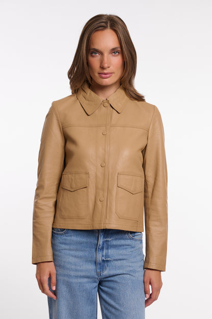 Rino & Pelle Janine Leather Jacket Burlywood