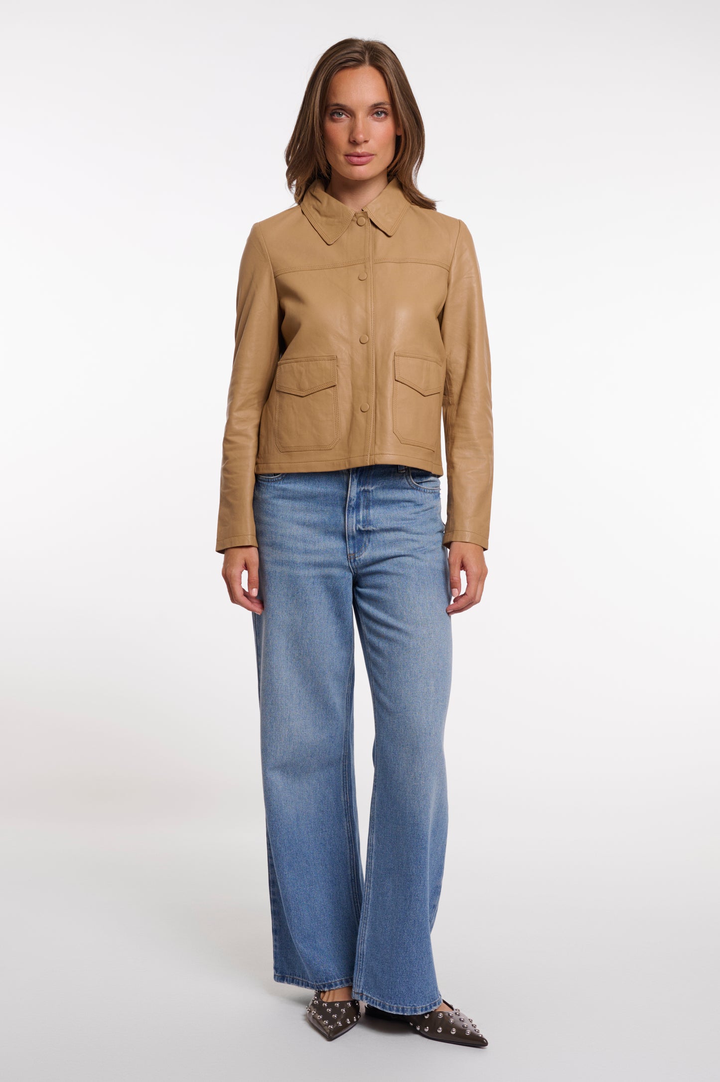 Rino & Pelle Janine Leather Jacket Burlywood