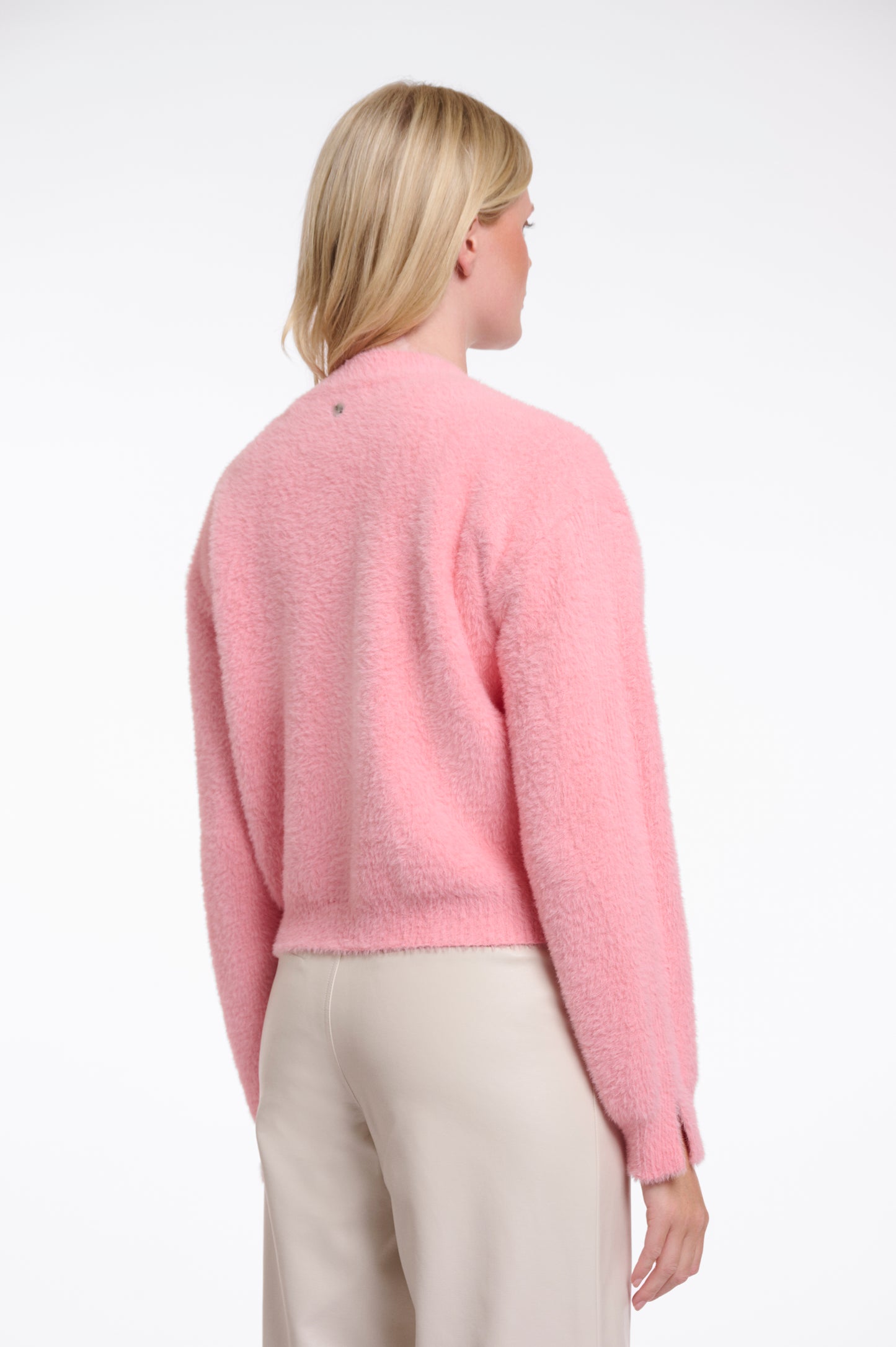 Rino & Pelle Isarea Short V-neck Cardigan Cotton Candy