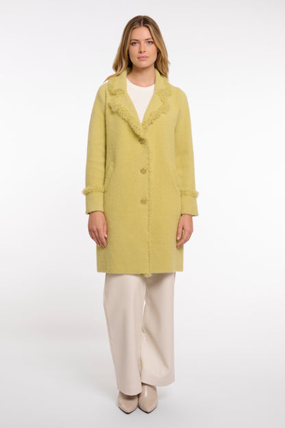 Rino & Pelle Joanna Single Breasted Coat Green Curry